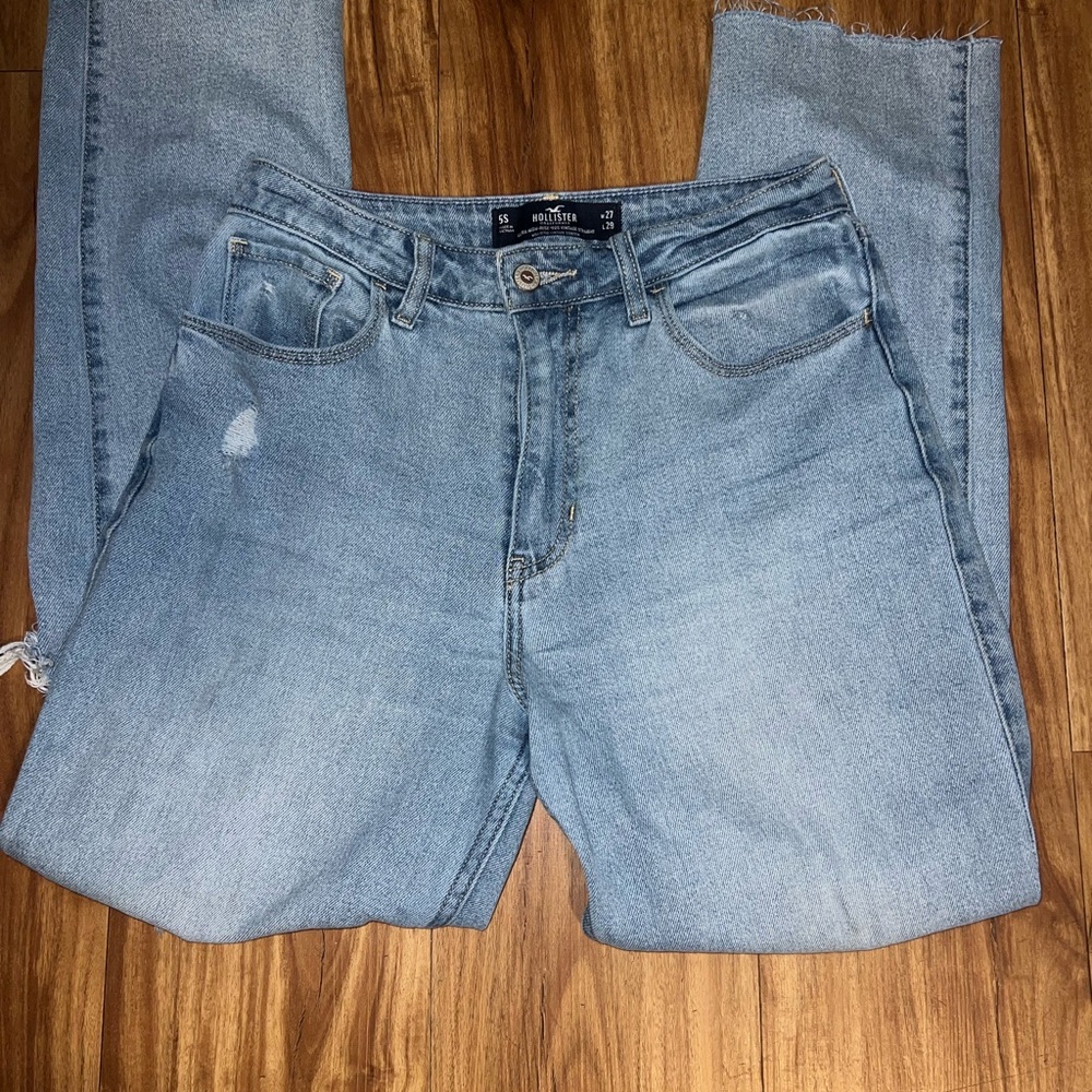Hollister Light Blue High-Rise Jeans